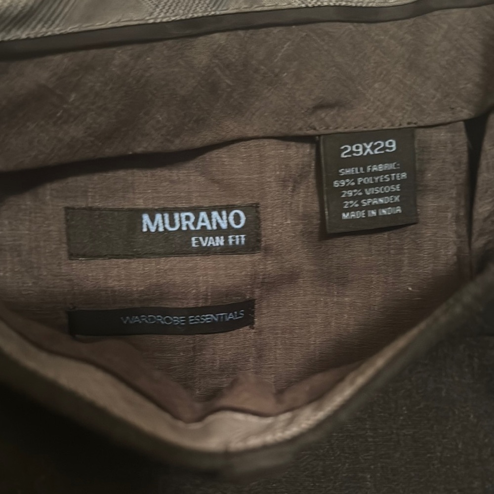 Full Murano Dark Gray Slim Fit Suit with White Shirt - Picture 10 of 10